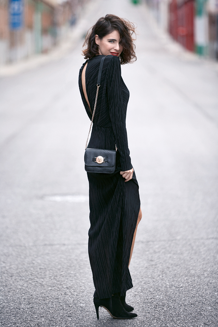 Black long dress